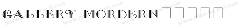 gallery mordern字体转换